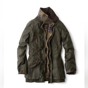 Barbour Classic Beadnell Wax Jacket Olive Green